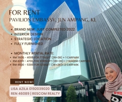 WTL: Pavilion Embassy Service Suites , Jalan Ampang, Kampung Datuk Keramat, Kuala Lumpur