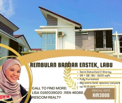 For Rent : Rembulan Bandar Enstek, Labu, Nilai, Negeri Sembilan